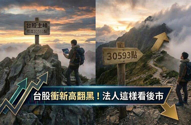 台股新標高30593！收盤翻黑跌74點　7檔台股基金淨值逾百元創新高