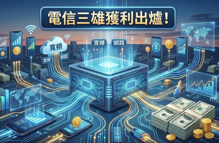中華電、台灣大2025自結EPS近5元　遠傳3.81元創新高！