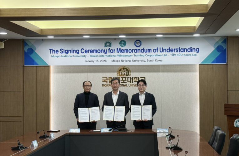 臺韓離岸風電合作再深化！臺灣風能訓練公司簽署合作備忘錄  共同打造GWO培訓中心