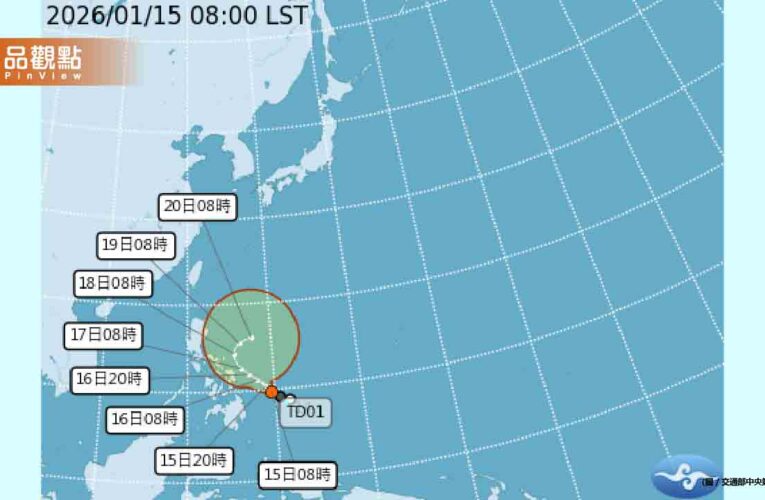 颱風洛鞍今生成！下週二8度寒流襲台連凍4天