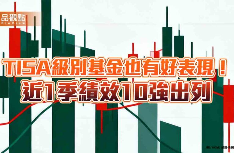 TISA級別基金近一季10強出列！績效24％起跳　一表掌握
