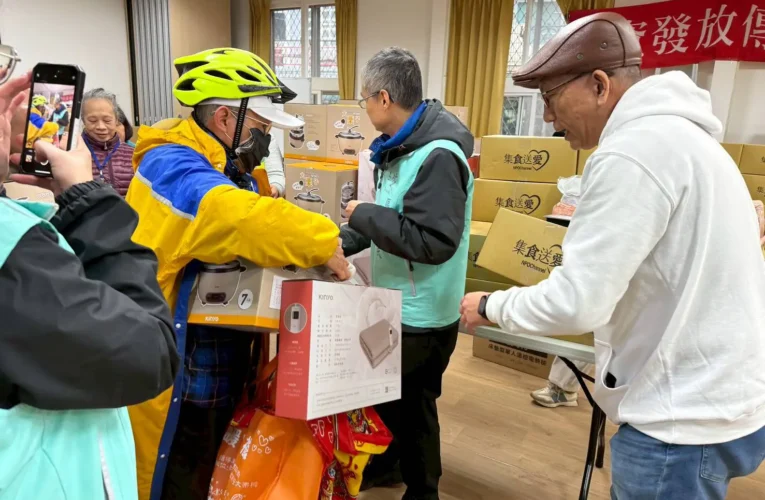 NPO channel公益平台「集食送愛」　到北海岸致贈弱勢家庭電鍋及年菜