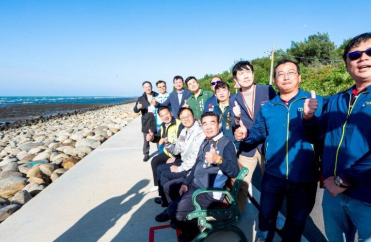 張善政視察永安漁港北岸建設成果　期勉帶動周邊整體發展