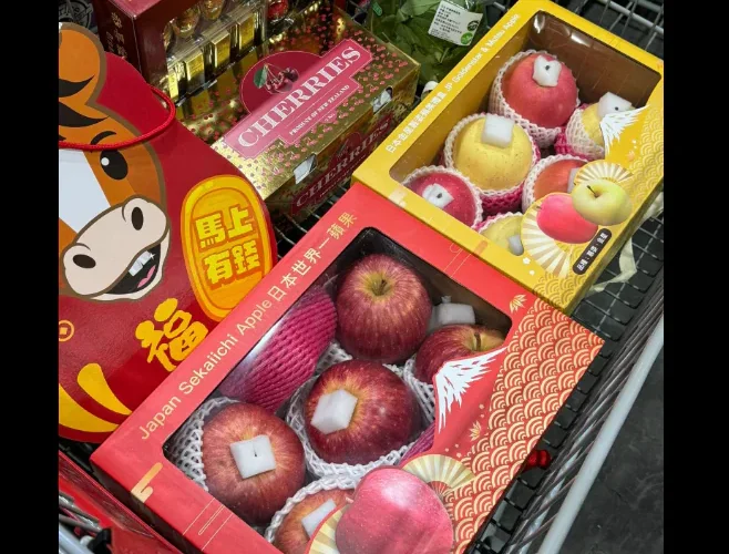 過年送禮首選！好市多水果禮盒價親民　櫻桃、日本蘋果搶翻天