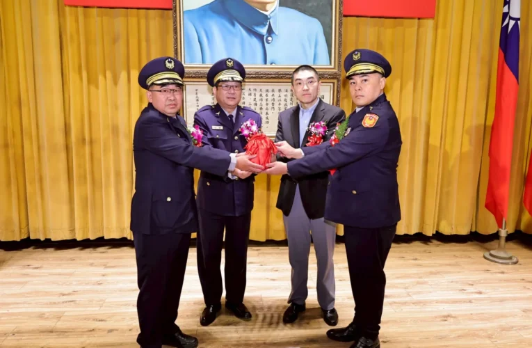 基市警局第三、第四分局長聯合交接　謝國樑期勉延續基隆治安穩定