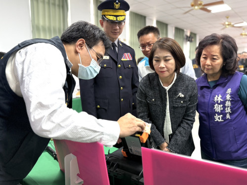 屏東縣警局建置國內最南端槍彈實驗室及添購警用裝備  強化鑑識量能及員警安全防護