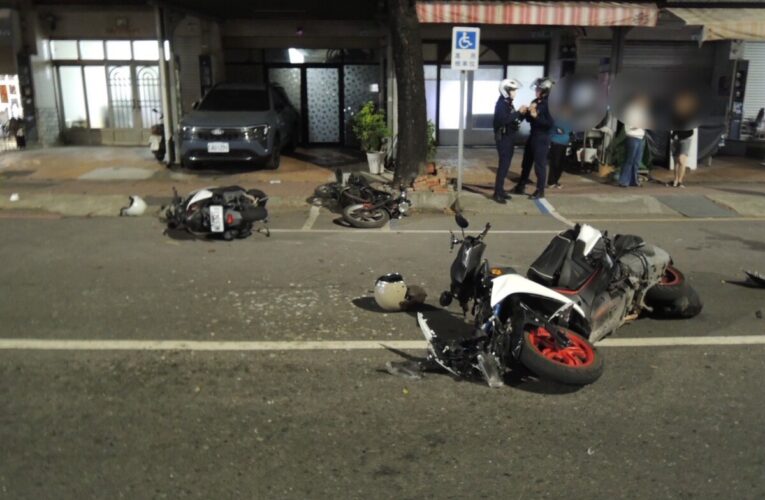 孩童玩滑板誤入車道發生車禍 幸當事人送醫無大礙