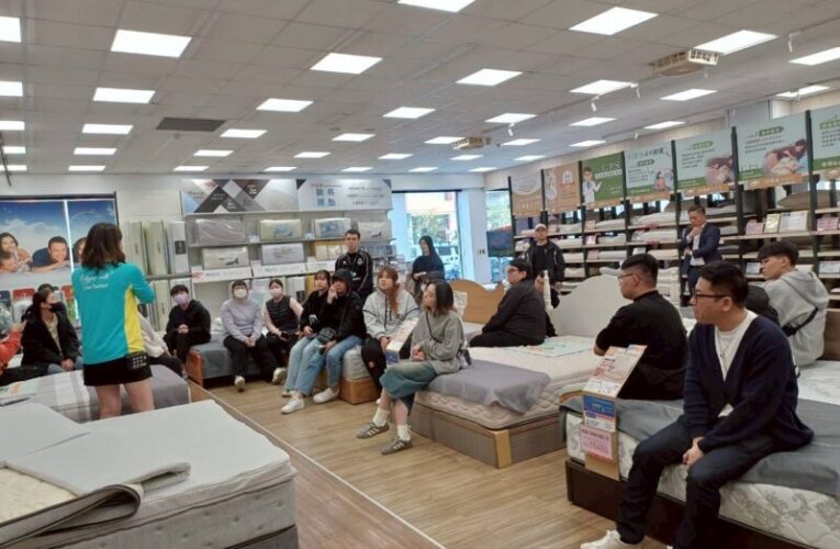 樹德科大企管系走進億進寢具 學習南霸天精神