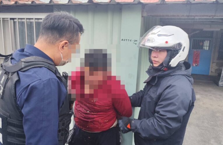 岡山警強勢執法！毒駕拒檢危駕竄逃 警火速圍捕壓制移送