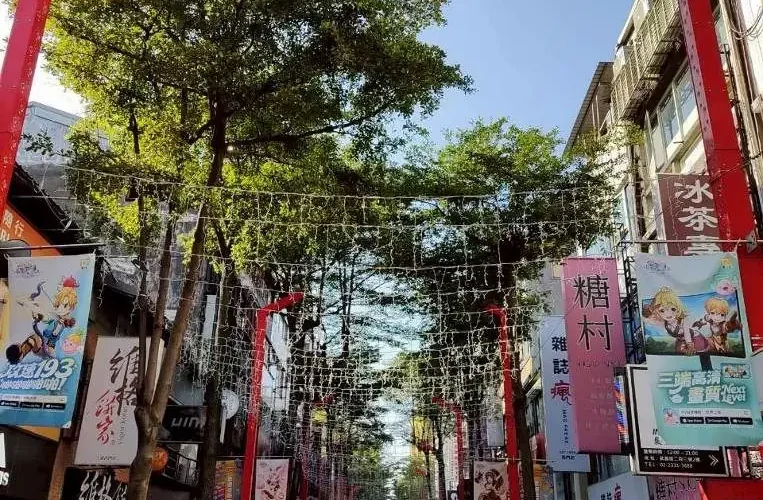 走進年節西門町　徒步區林蔭成最美背景