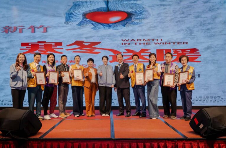 高虹安市長感謝芙洛麗飯店響應「竹市寒冬送暖」關懷獨居長輩