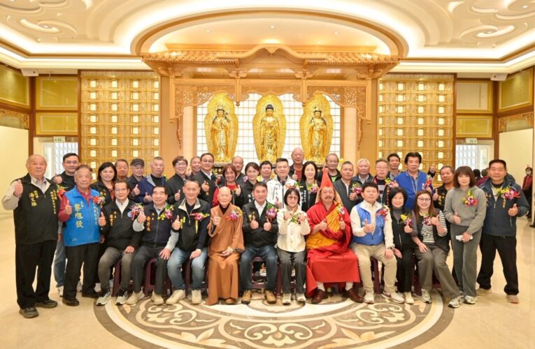 「雙峰寶塔落成啟用」苗栗縣長鍾東錦出席剪綵祈福