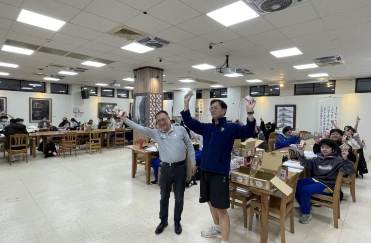 企業助學暖心挺考生　考前送堅果為學子補充能量