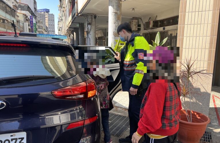 天冷心不冷　190帥警暖心護送八旬嬤返家