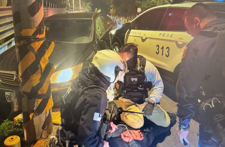 半年偷6車還拒檢逃逸　中壢警開槍制伏衝撞警嫌