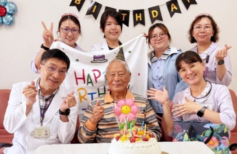 腹膜透析腎友85歲喻爺爺歡慶生日　展現高齡健康生活典範