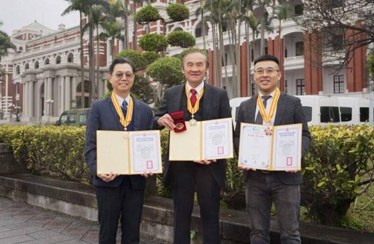 彰基醫學中心發明三傑　老中青三代醫師獲總統接見