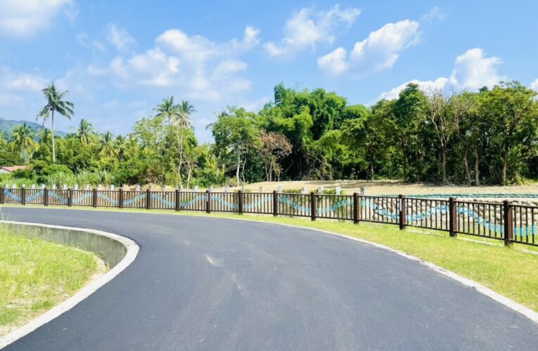 美濃湖排水泰順橋上游水岸營造完工