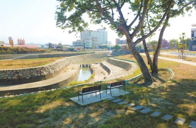 防洪兼具休憩功能   水利局:美濃泰順橋上游水岸營造完工啟用