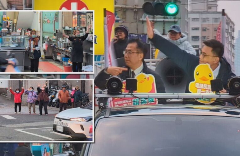 選前黃金週市長級站台到位 南市長黃偉哲陪車掃50分鐘 相挺賴瑞隆拚初選