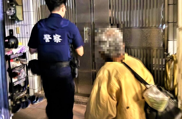 深夜蜷睡路邊　南門警助老翁返家