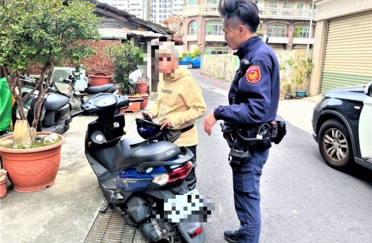 忘記機車停放處　北興警積極助尋回