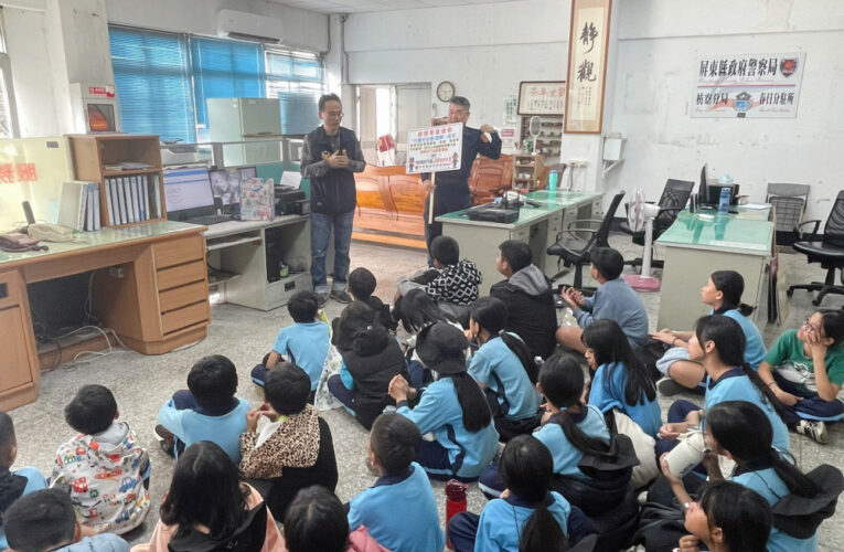 枋寮分局推動校園參訪   寓教於樂深化法治教育