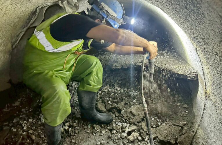 高雄市雨水下水道清疏全年無休 汛期前加緊趕工