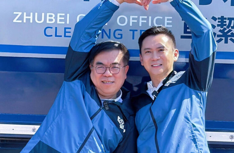 竹北市長清潔隊美學改革成典範  「部長出任務」彭啟明親訪竹北解密盛讚