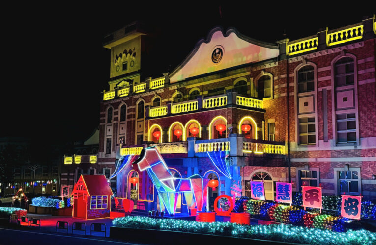 廢棄水帶變身5米祥龍迎春！金門消綠能創意驚豔亮相