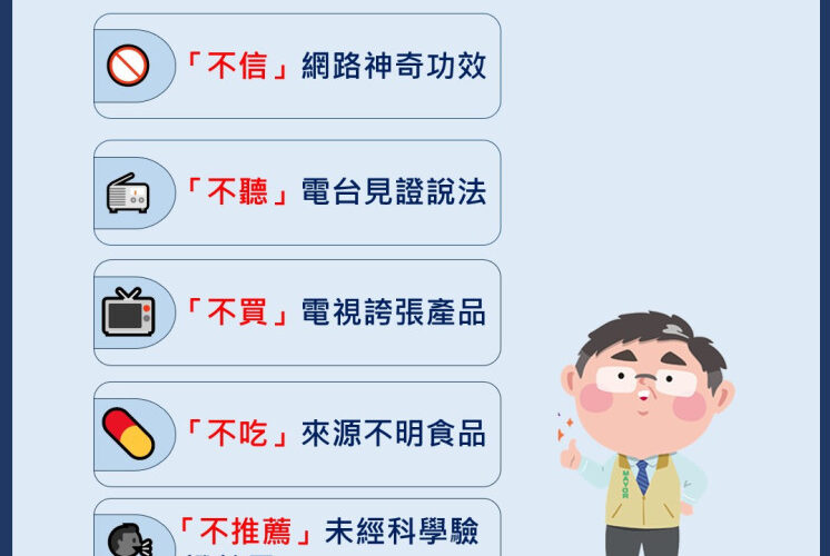 春節選購食品守護健康 堅持5不原則