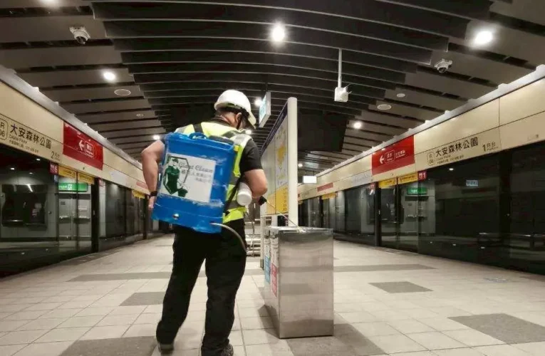 因應首例漢他病毒　北捷強化車站清潔與環境消毒