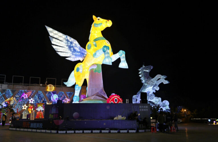 時隔12年  南投燈會2度迎接金馬年驚豔試燈