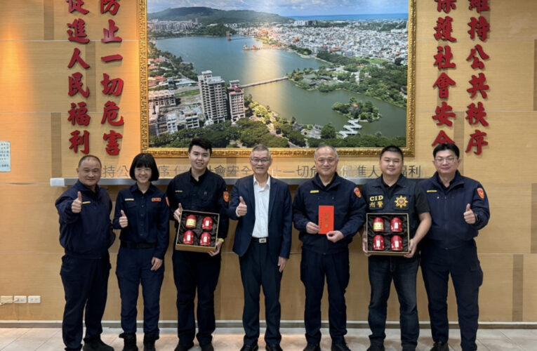 左營區熟人侵占案2小時速破   高市警局長趙瑞華親赴慰勉有功同仁