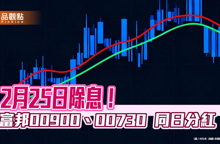 富邦8檔ETF同日除息！00900、00730領軍　想領息最晚這天買