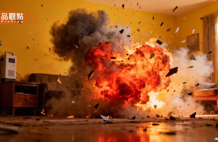 行動電源爆炸燒毀住家！消防員急喊「這種千萬別買」