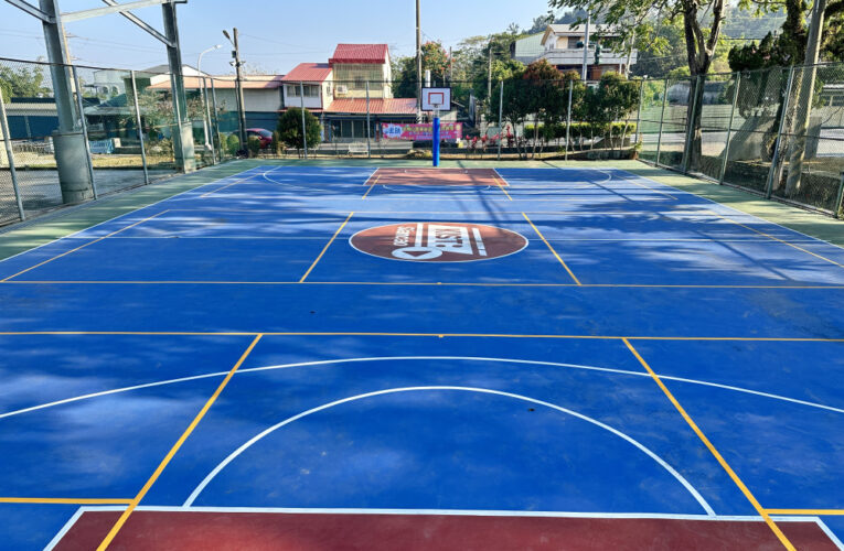 仙草實小戶外球場煥然一新！結合KIST美學改善地坪安全