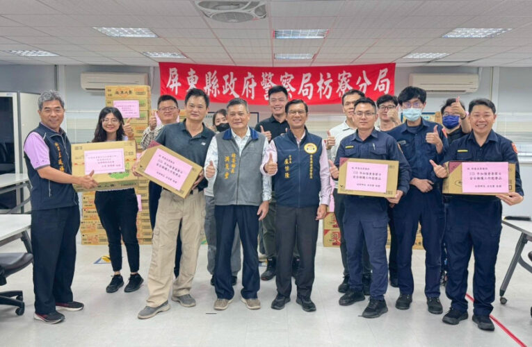 枋寮鄉長慰問春節執勤員警   分局加強節日安全維護獲肯定