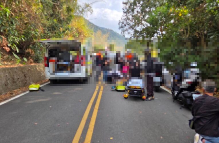 高雄六龜山區台27線 休旅車疑似剎車失靈撞對向車 11人送醫無生命危險
