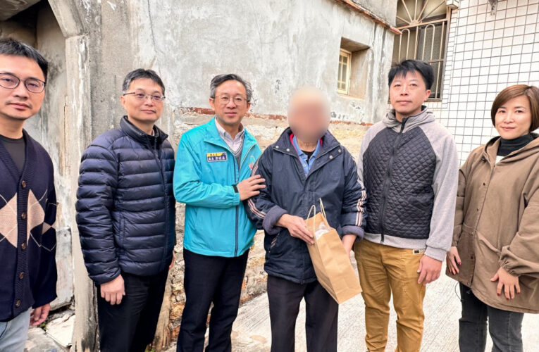金門落實在地安養 歲末探訪獨居長者傳遞溫情