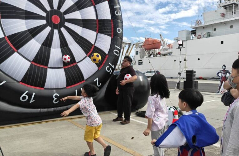 超人降臨港灣！高雄港變身運動超人樂園 228連假首日湧人潮
