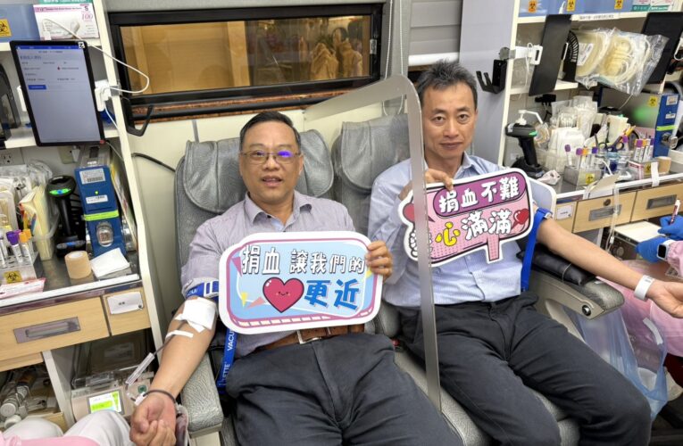 中油公司大林煉油廠挽袖送愛　90員工熱血守護生命續航力