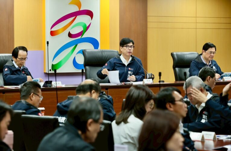 感謝春節期間同仁堅守崗位 陳其邁勉全力為市政打拚