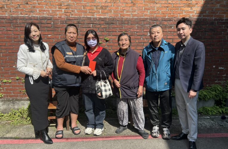 單親母突發重病陷困境　大業慈善會春節前夕及時送暖