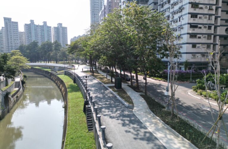 河堤公園「綠廊步道」進化啟動 3月新工區接棒登場