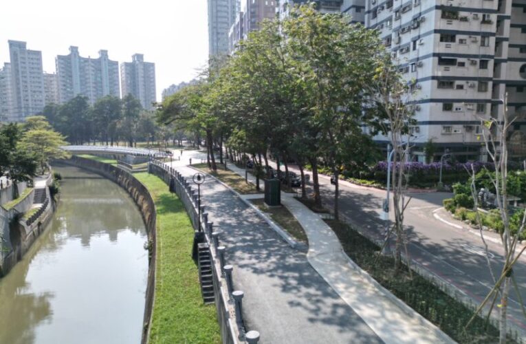 高市河堤公園「綠廊步道」進化啟動 3月新工區接棒登場