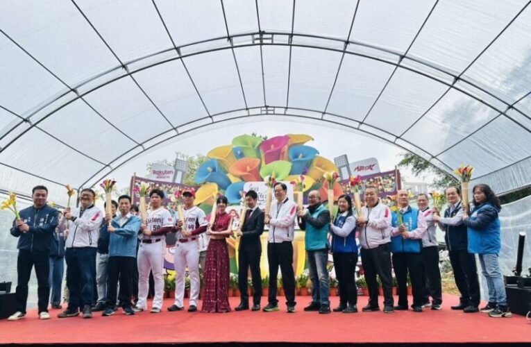 桃園彩色海芋季盛大開幕　花季結合棒球文化展現城市亮點