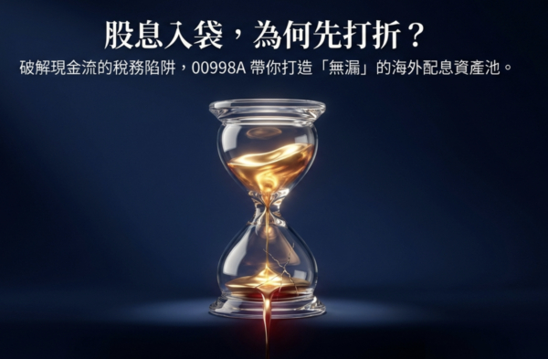 股息入袋先打折？00998A以海外配息優勢，搶攻現金流配置需求