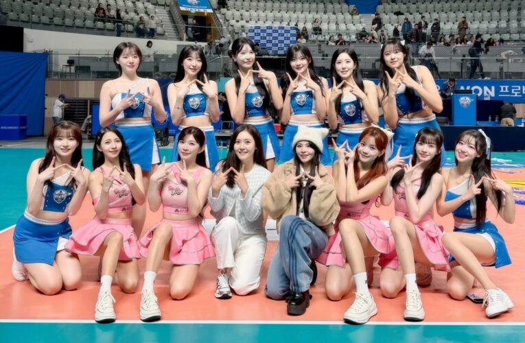 桃氣女孩啦啦隊陸筱晴、穎樂首次海外應援成功 台韓交流助友利排球隊奪勝