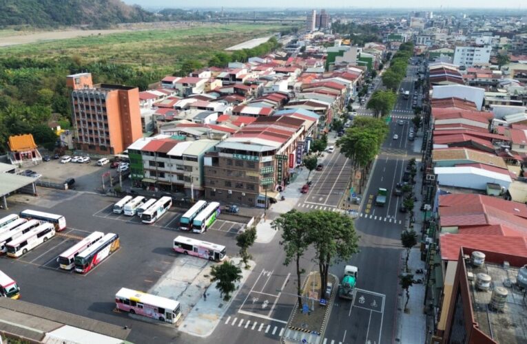 旗山延平一路人行道改善完工 轉運串聯暢行老街